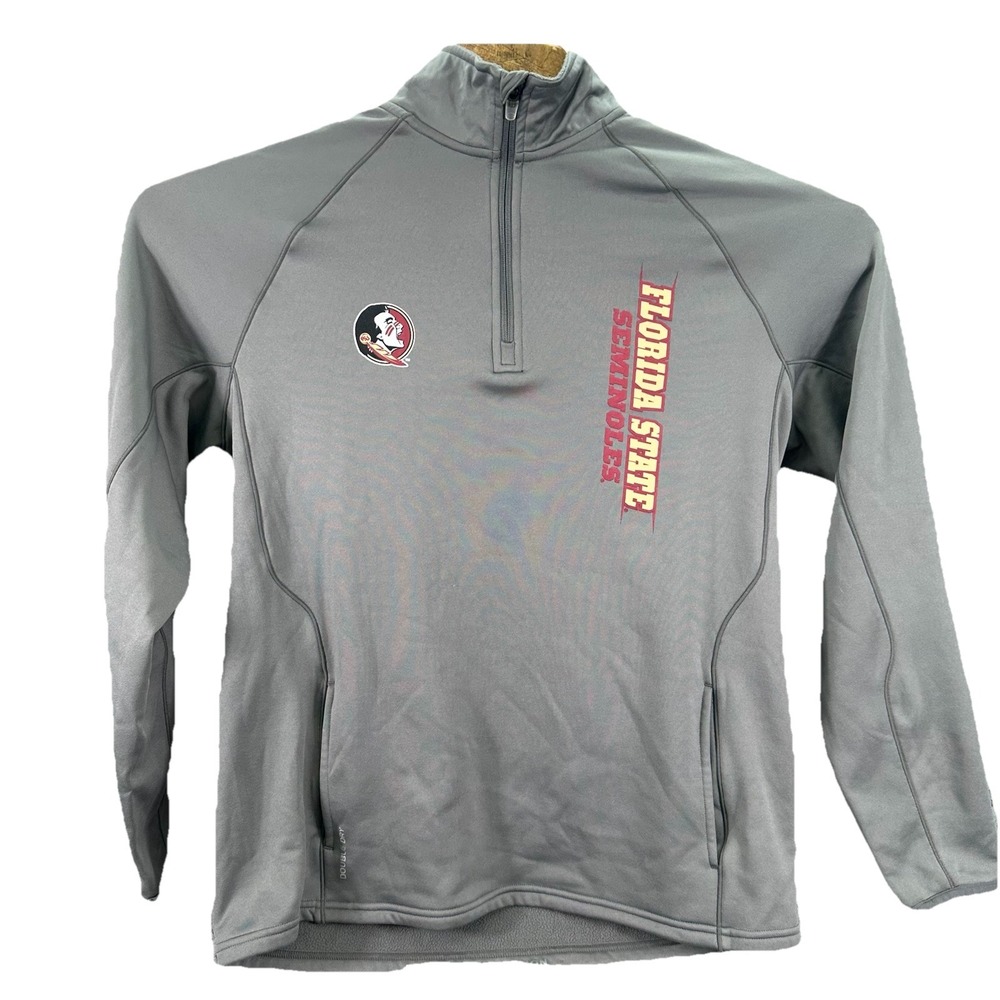 FSU Seminoles Champion Powertrain Double Dry Medium 1/4 Zip Light Jacket NCAA